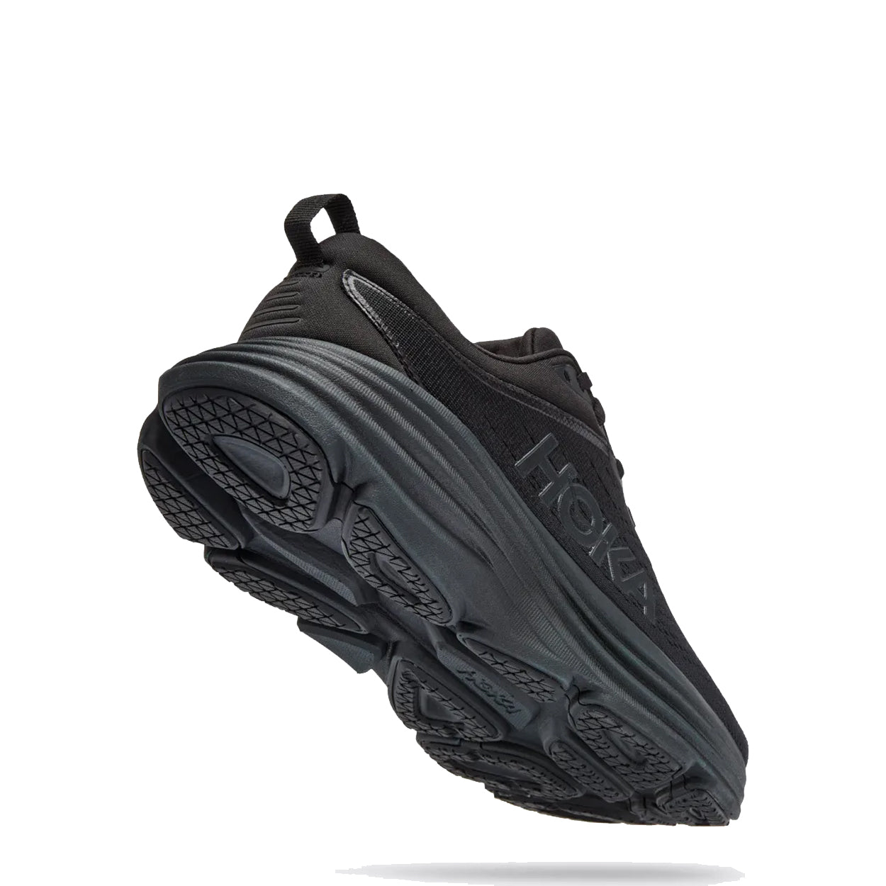 Hoka Womens Bondi 8 Trainer Black / Black