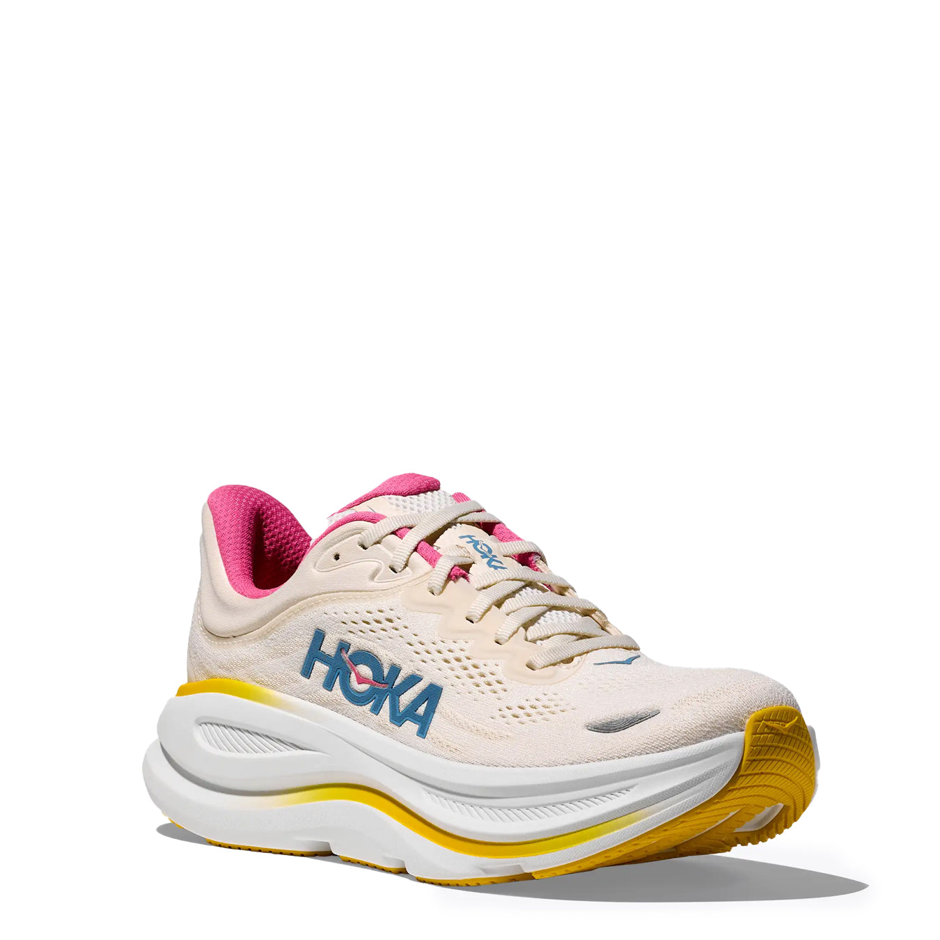 Hoka Womens Bondi 9 Trainer Alabaster / Birch - pam pam 