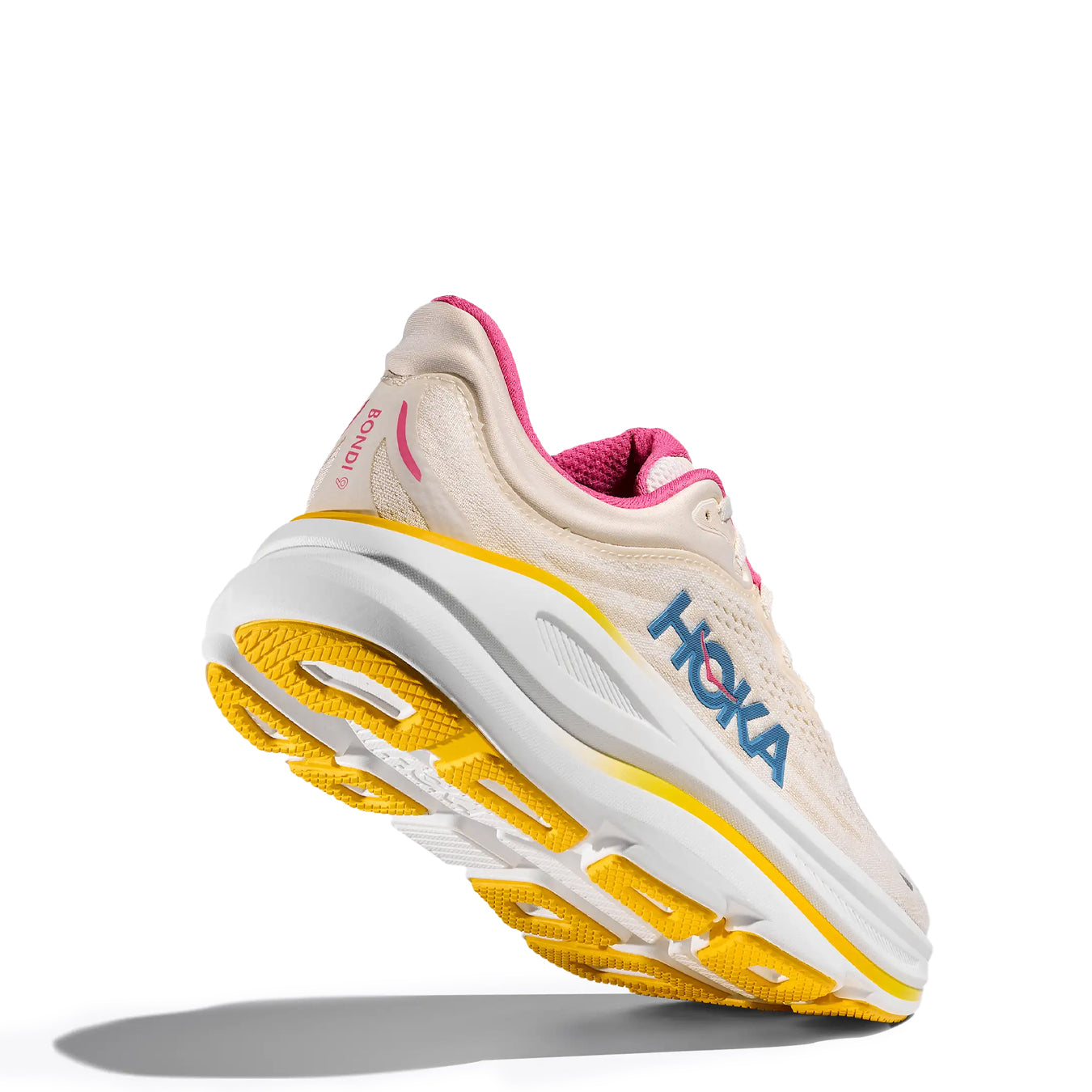 Hoka Womens Bondi 9 Trainer Alabaster / Birch - pam pam 