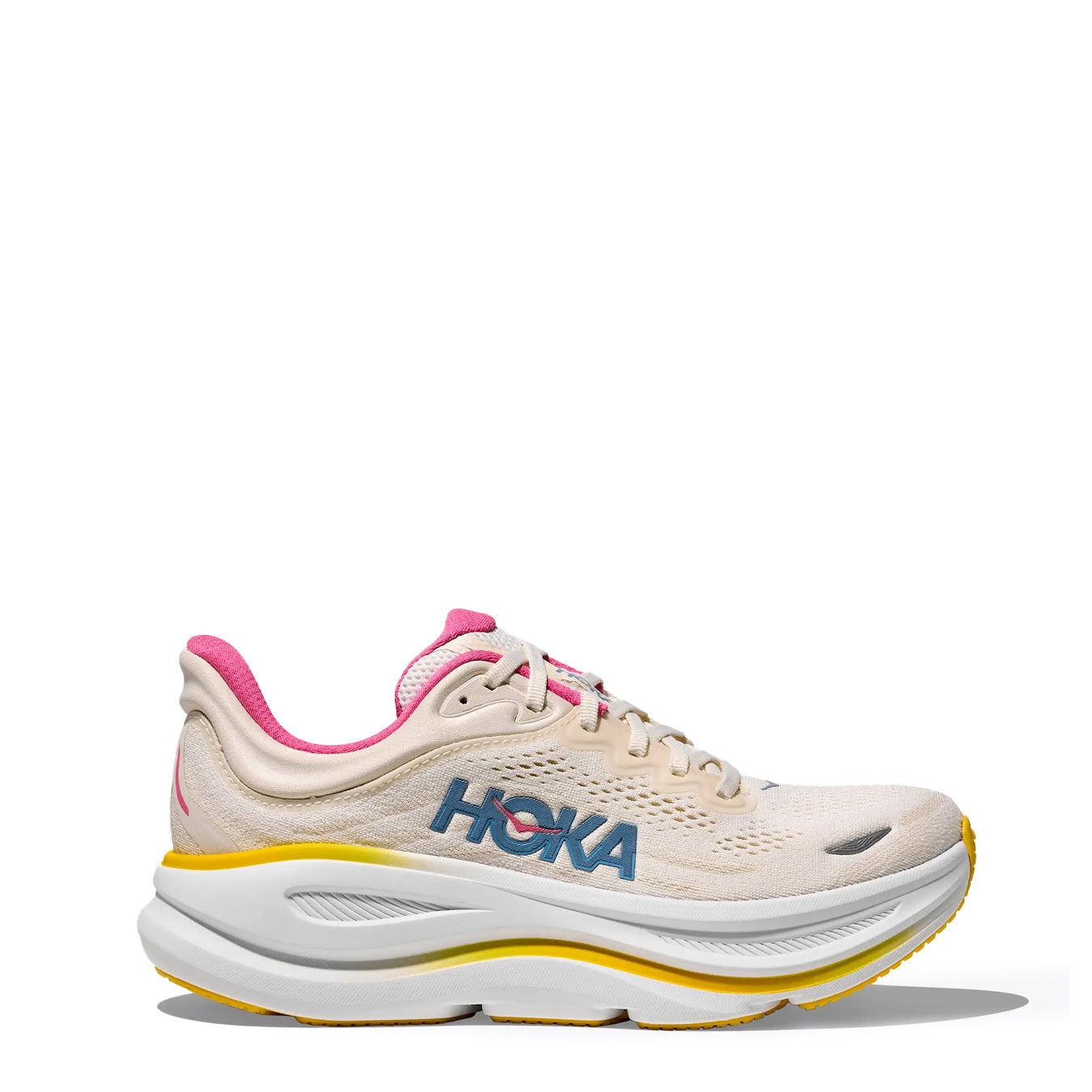 Hoka Womens Bondi 9 Trainer Alabaster / Birch - pam pam 