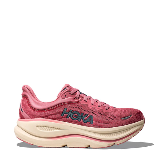 Hoka Womens Bondi 9 Trainer Lingonberry / Cranberry - pam pam
