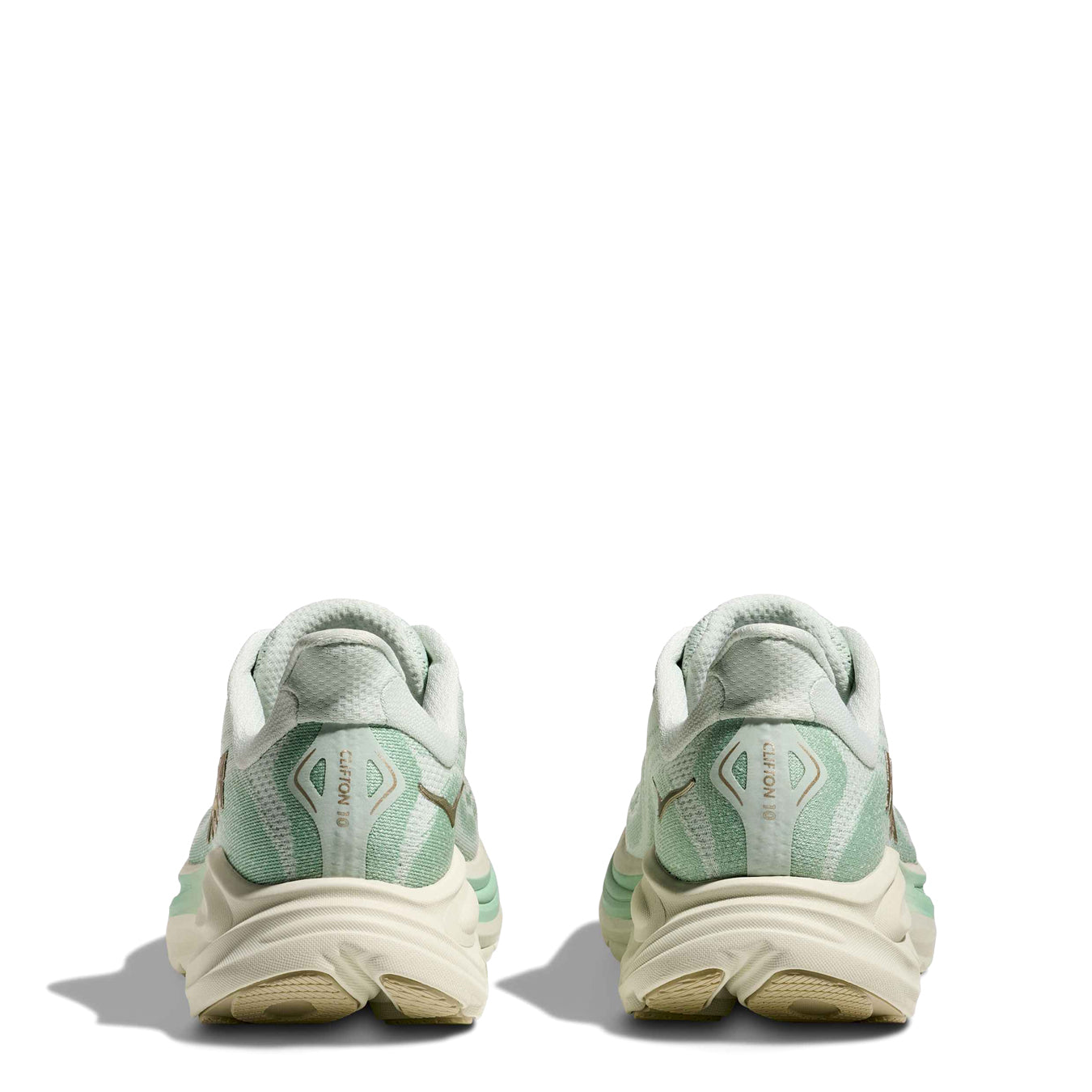 Hoka Womens Clifton 10 Trainer Sea Glass / Jadeite - pam pam 