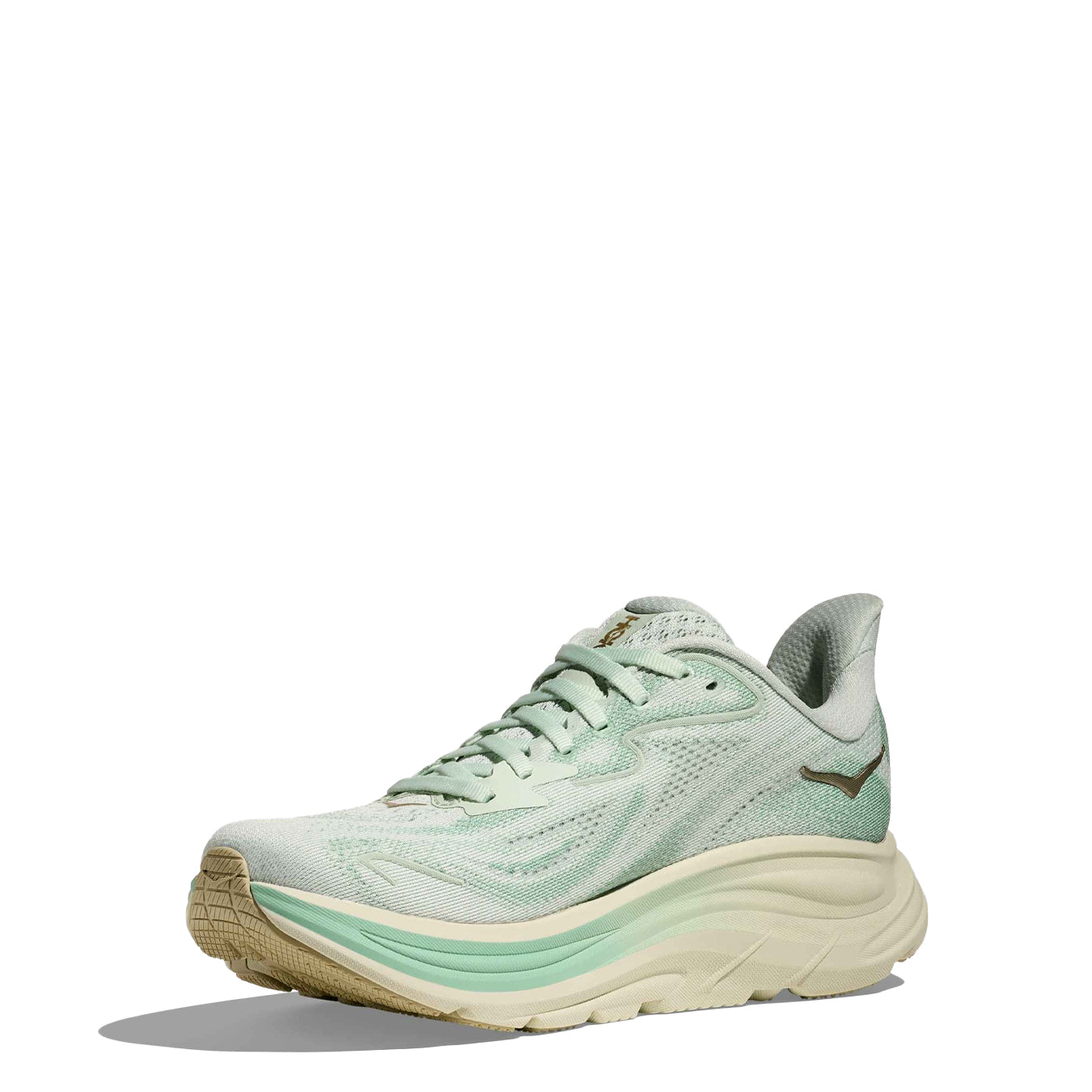 Hoka Womens Clifton 10 Trainer Sea Glass / Jadeite - pam pam 