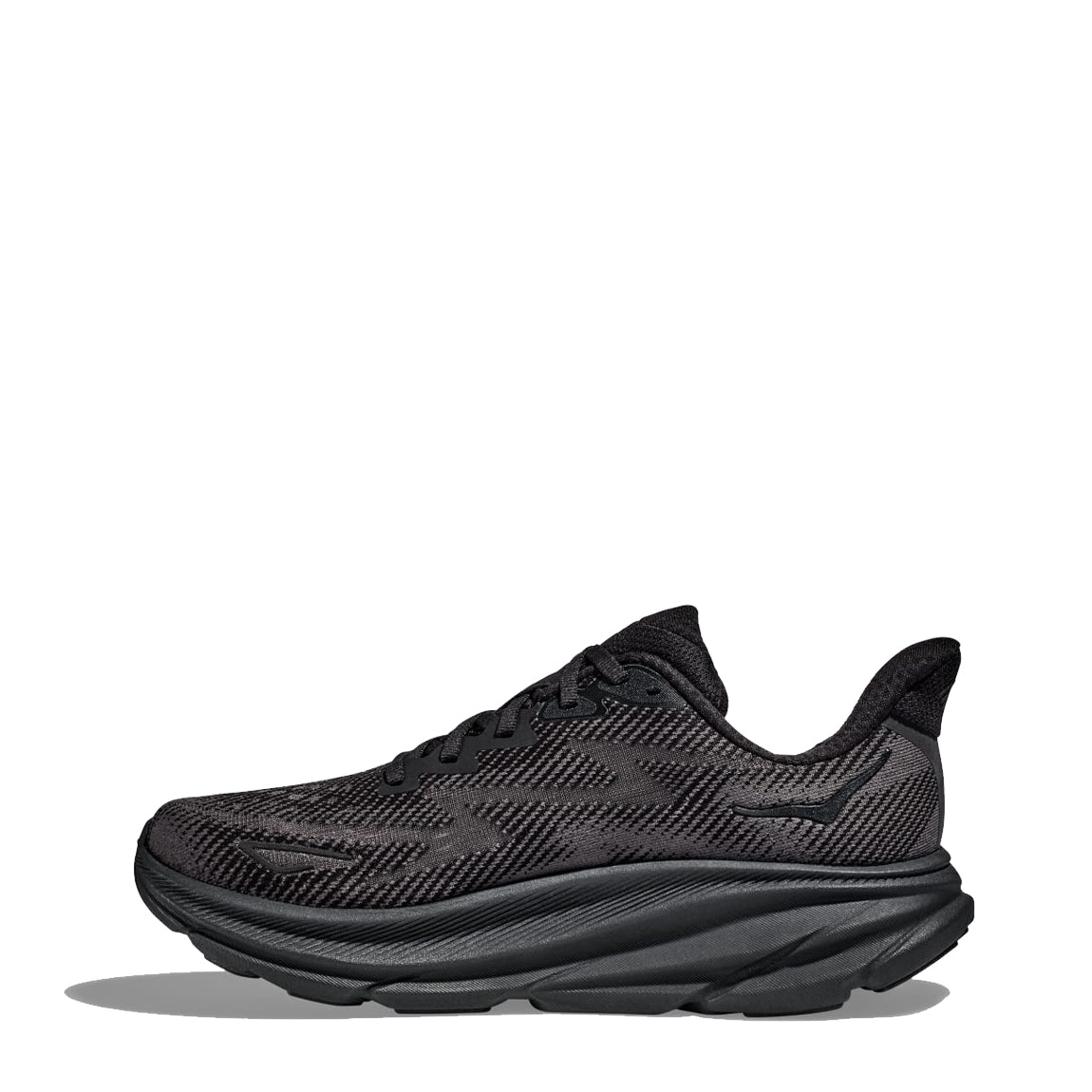 Hoka Womens Clifton 9 Trainer Black / Black