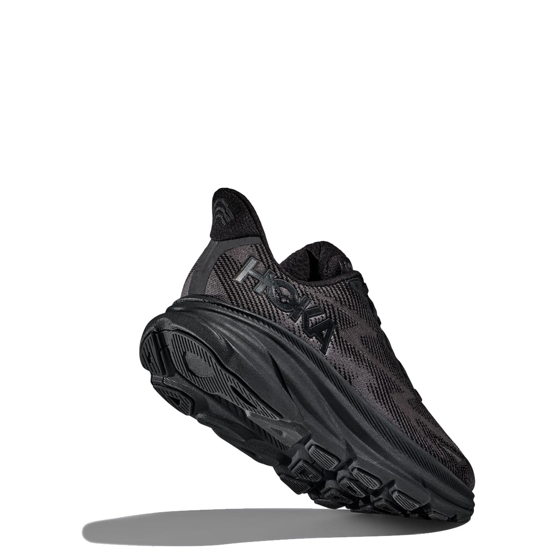 Hoka Womens Clifton 9 Trainer Black / Black