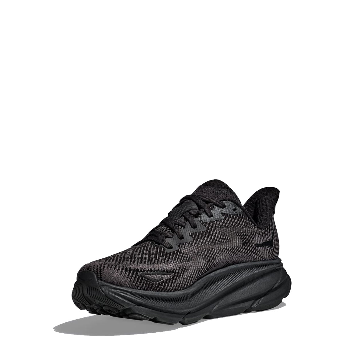 Hoka Womens Clifton 9 Trainer Black / Black