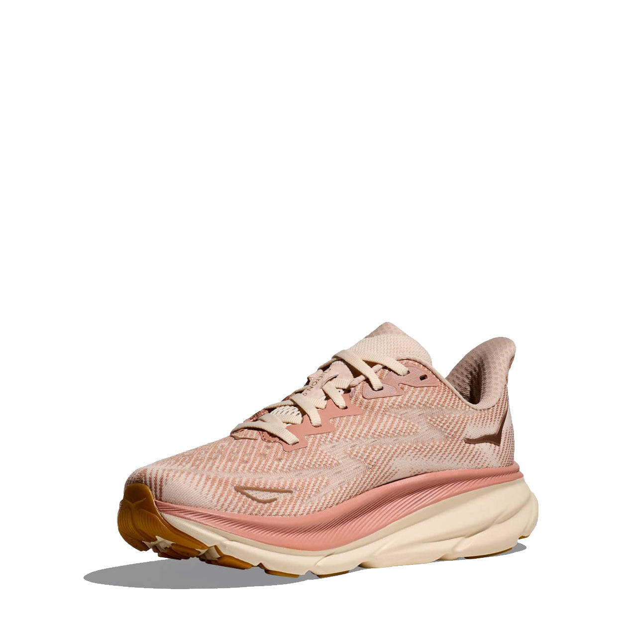 Hoka Womens Clifton 9 Trainer Sandstone / Cream