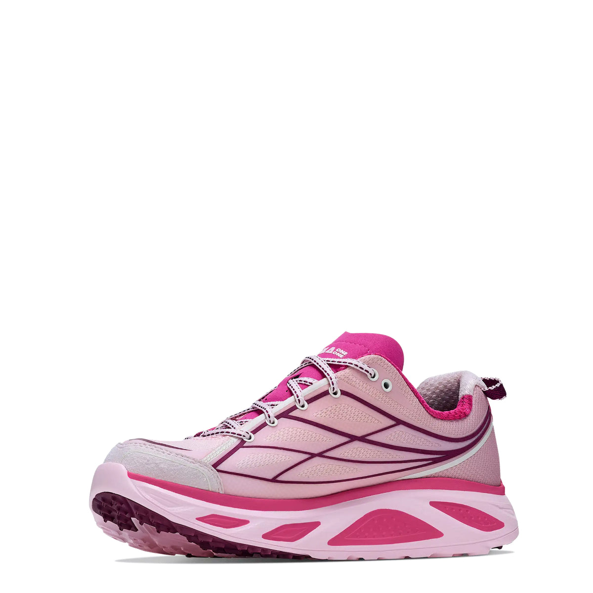 Hoka Womens Huaka Pro Trainer Rose Latte / Pink Punch