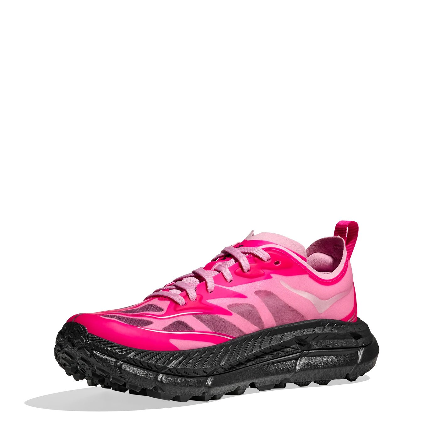 Hoka Womens Mafate Speed 4 Lite Trainer Neon Dragonfruit / Black