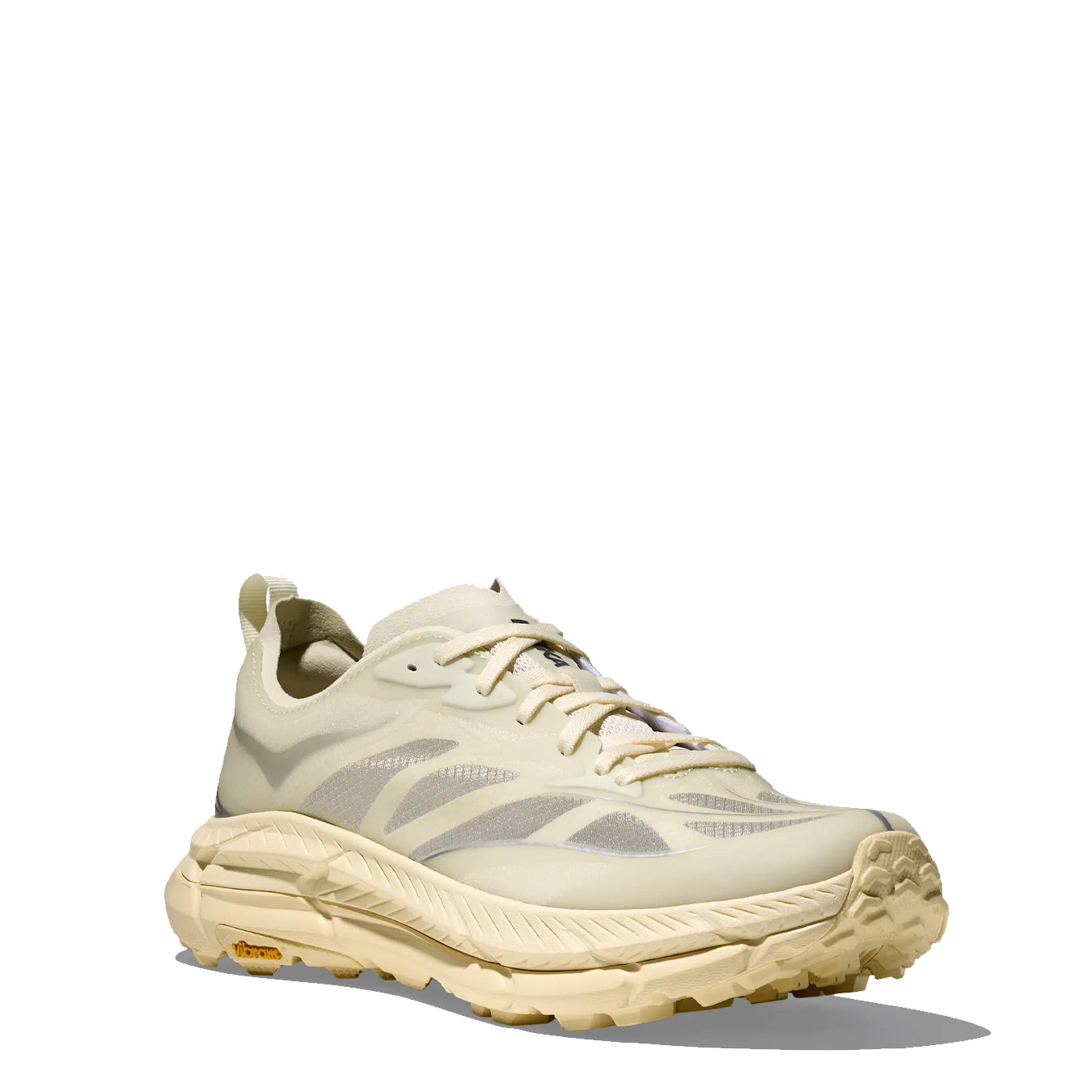 Hoka Womens Mafate Speed 4 Lite Trainer Truffle Salt / Vintage Yellow - pam pam 