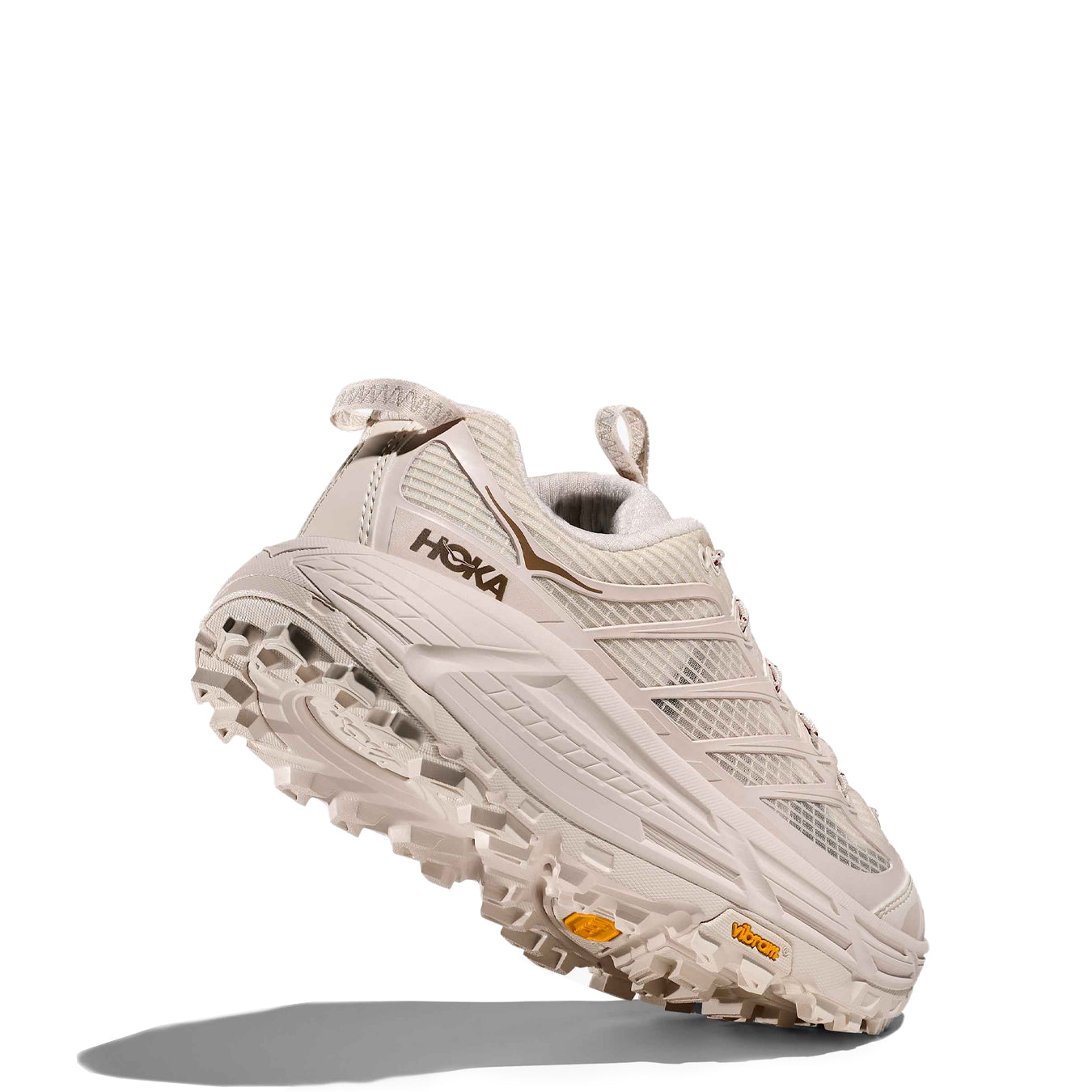 Hoka Womens Mafate Three2 Trainer Grid Rose Cream / Stucco - pam pam 