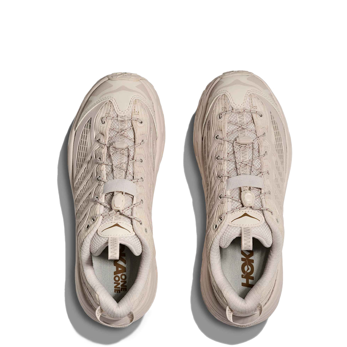 Hoka Womens Mafate Three2 Trainer Grid Rose Cream / Stucco - pam pam 