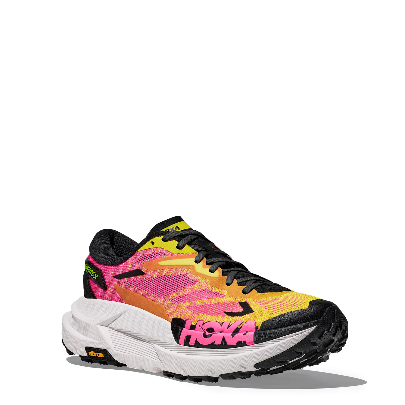 Hoka Womens Mafate X Trainer Neon Hoka Citrus / Neon Rose - pam pam 
