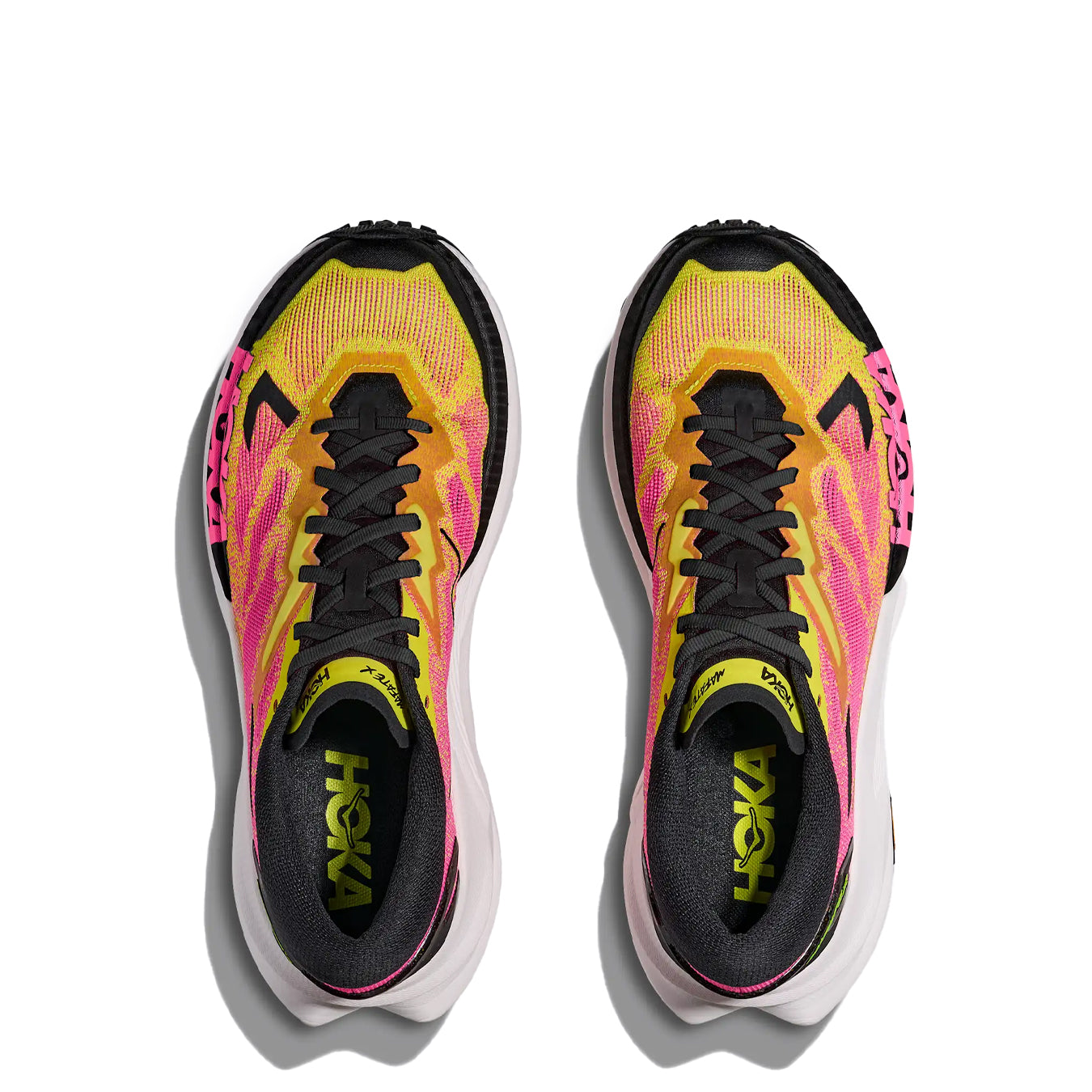 Hoka Womens Mafate X Trainer Neon Hoka Citrus / Neon Rose - pam pam 