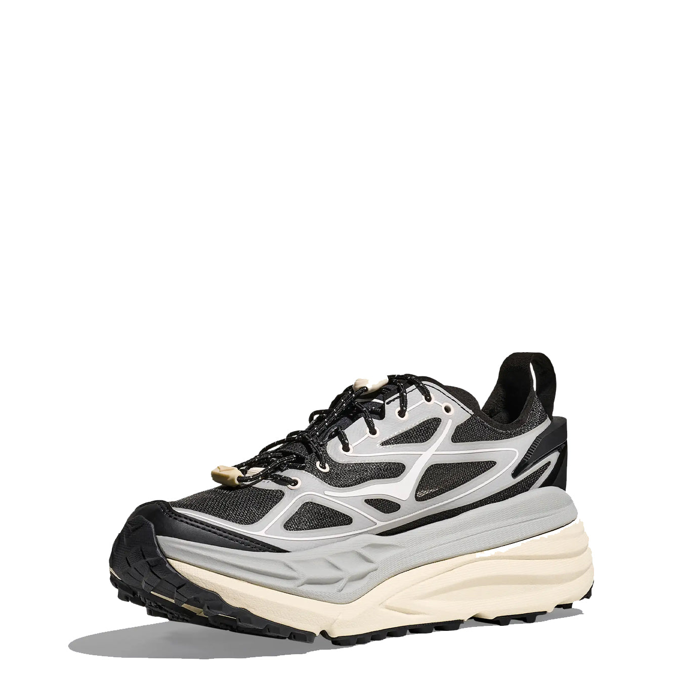 Hoka Womens Stinson 7 Trainer Stellar Grey / Eggshell