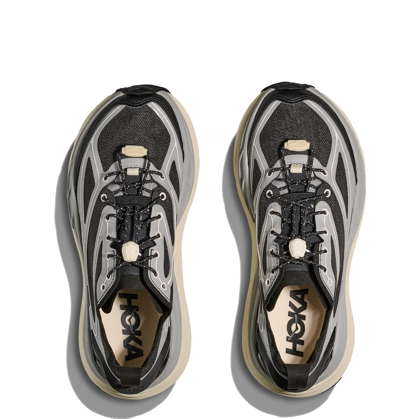 Hoka Womens Stinson 7 Trainer Stellar Grey / Eggshell