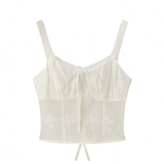House of Sunny Blossom Top Ivory
