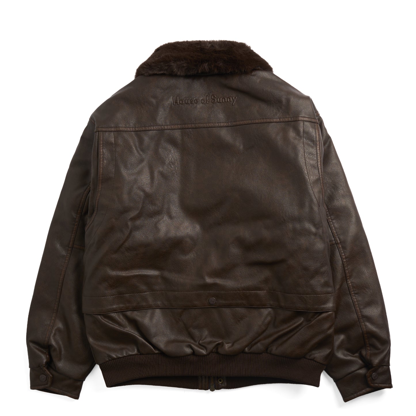 House of Sunny Cruise Flight Jacket Brown