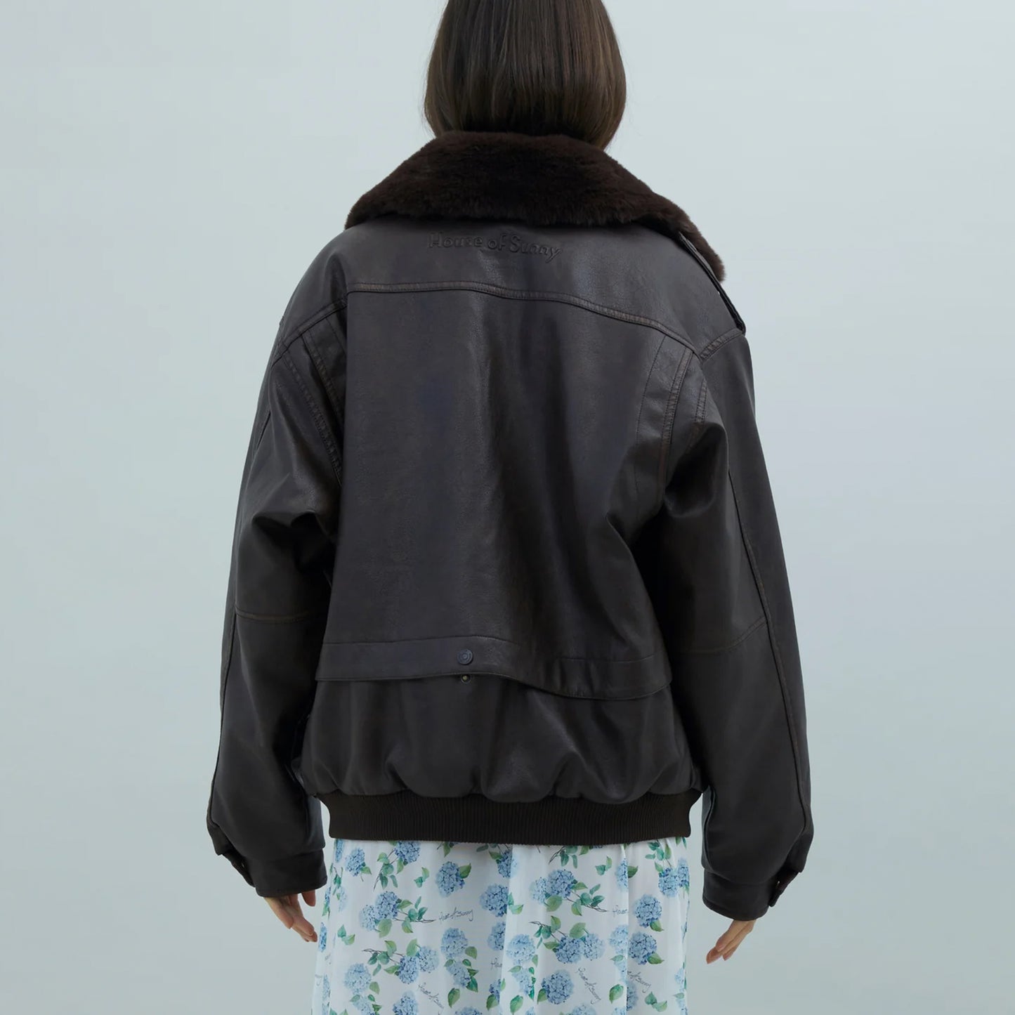 House of Sunny Cruise Flight Jacket Brown