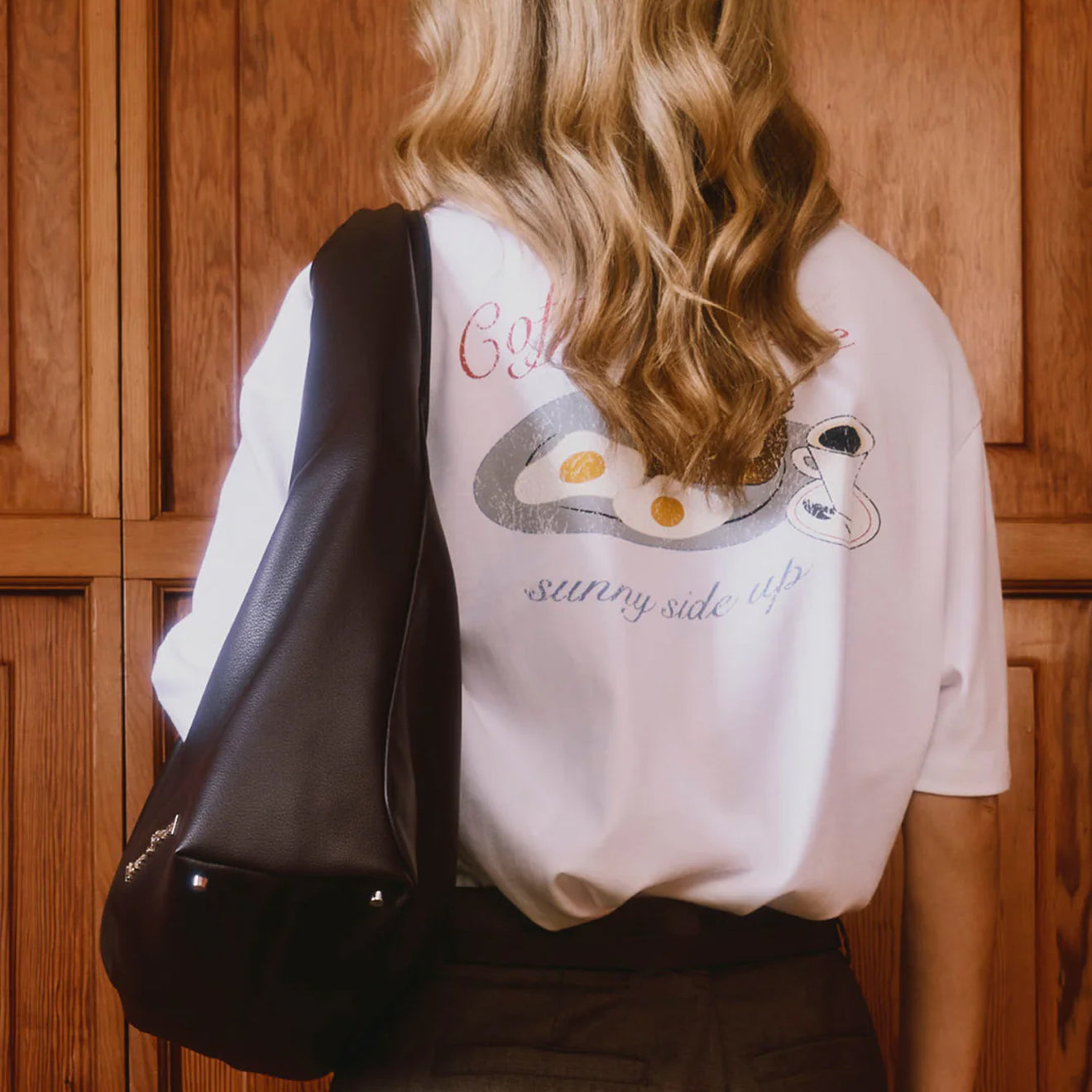 House of Sunny Sunny Side Up Tee Milk - pam pam 