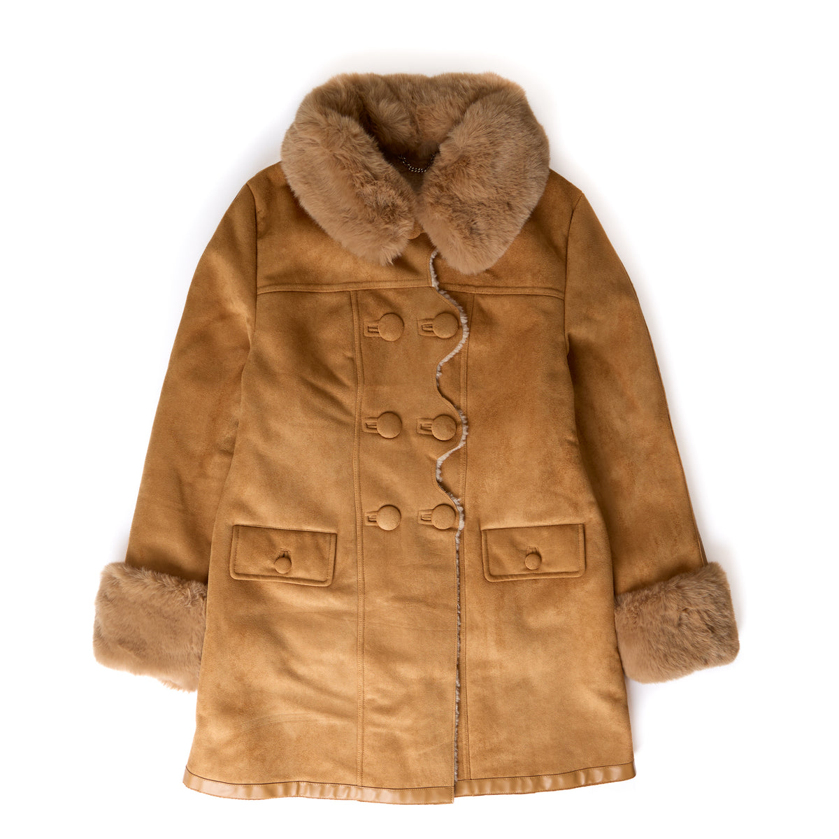 House of Sunny Womens Dolly Coat Sand Beige