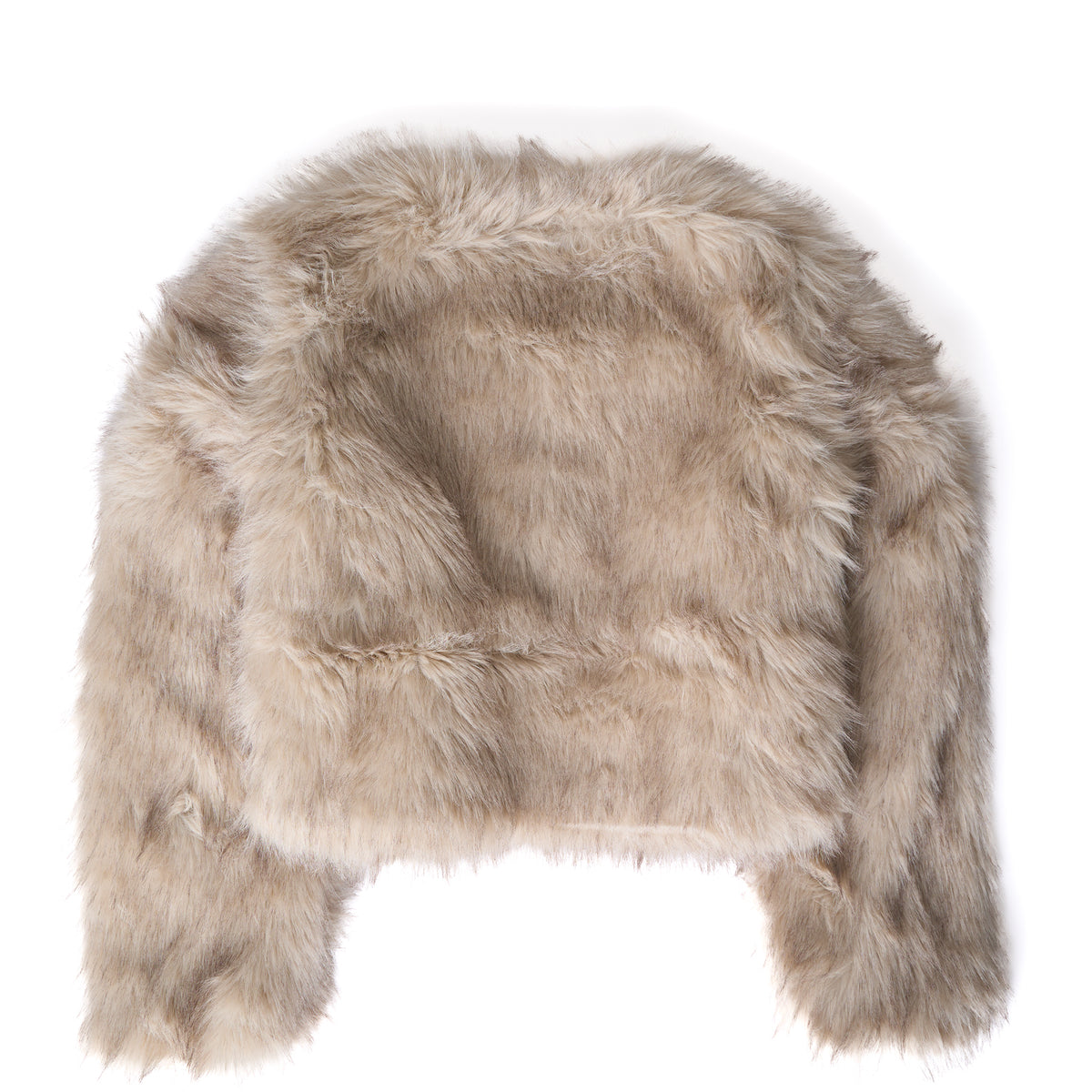 House of Sunny Womens Gaia Fur Jacket Dipped