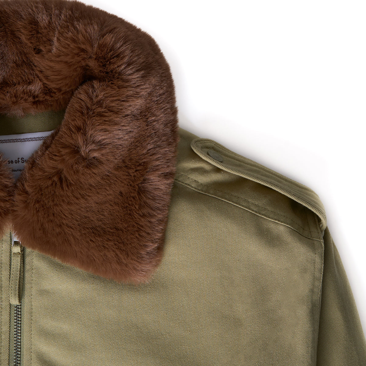 House of Sunny Womens MA1 Cruise Jacket Khaki