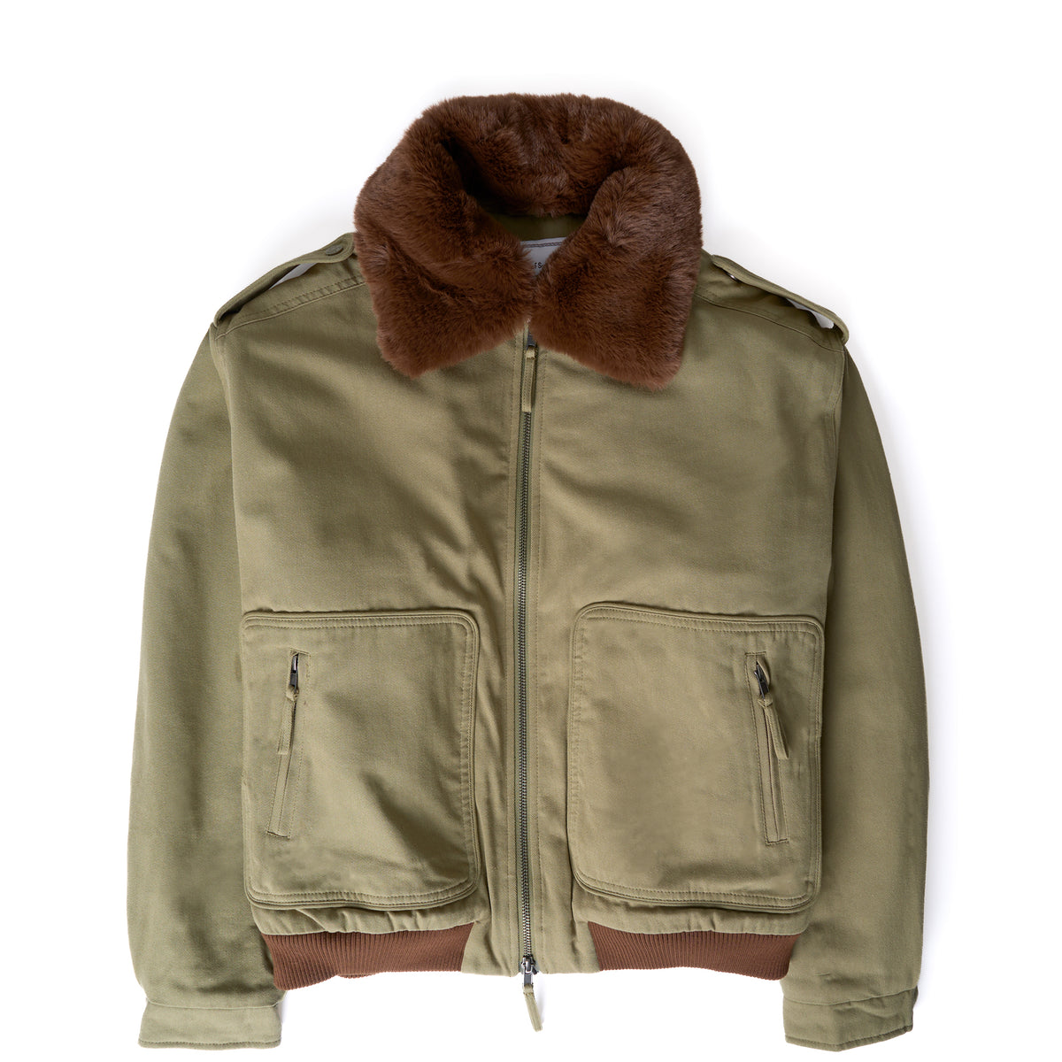 House of Sunny Womens MA1 Cruise Jacket Khaki