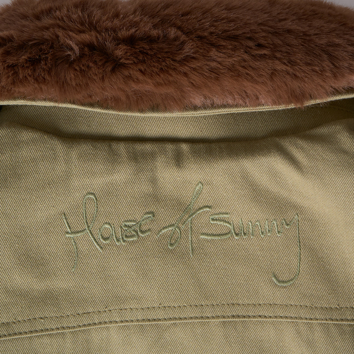 House of Sunny Womens MA1 Cruise Jacket Khaki