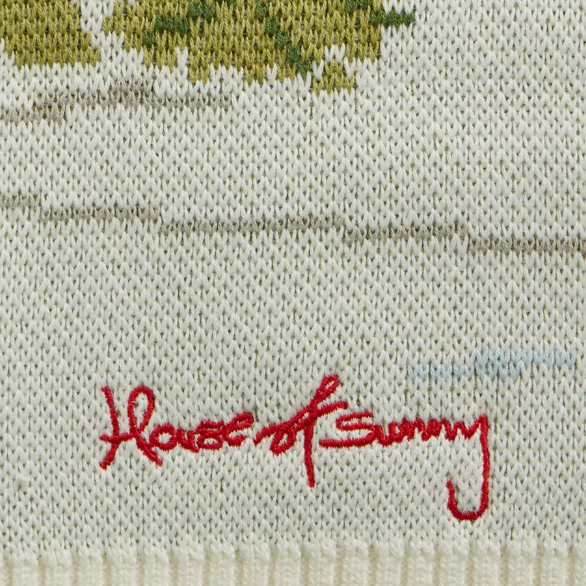 House of Sunny Womens Ski Tripper Cardigan Vintage White
