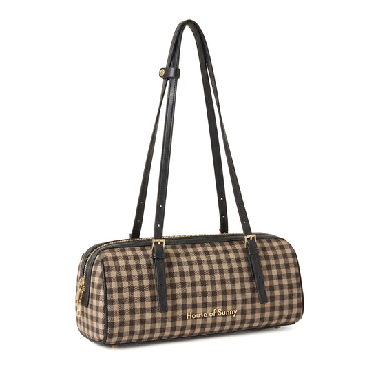 House of Sunny Womens The Shirley Bag Multi Check