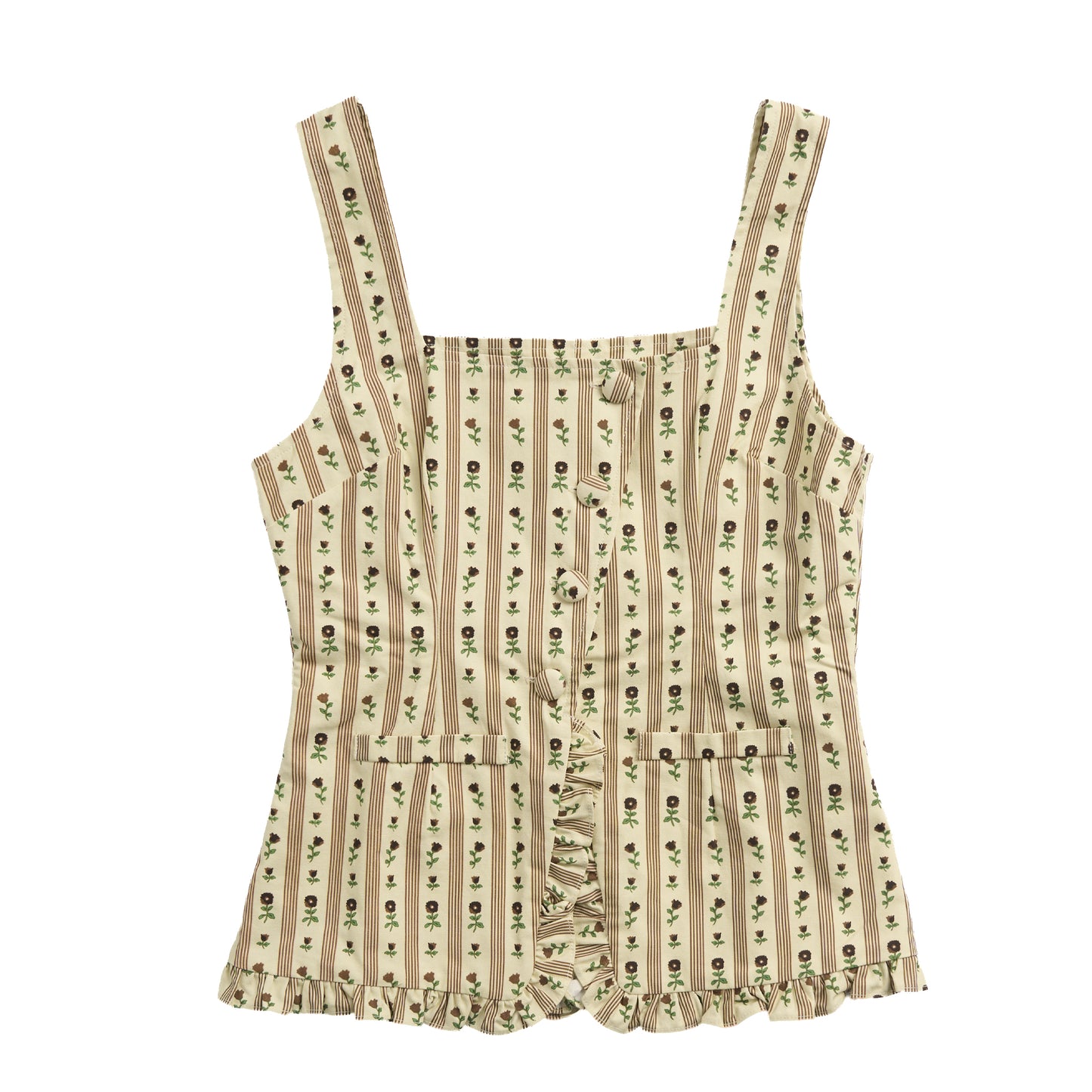 House of Sunny Womens Vintage Rose Top Oat