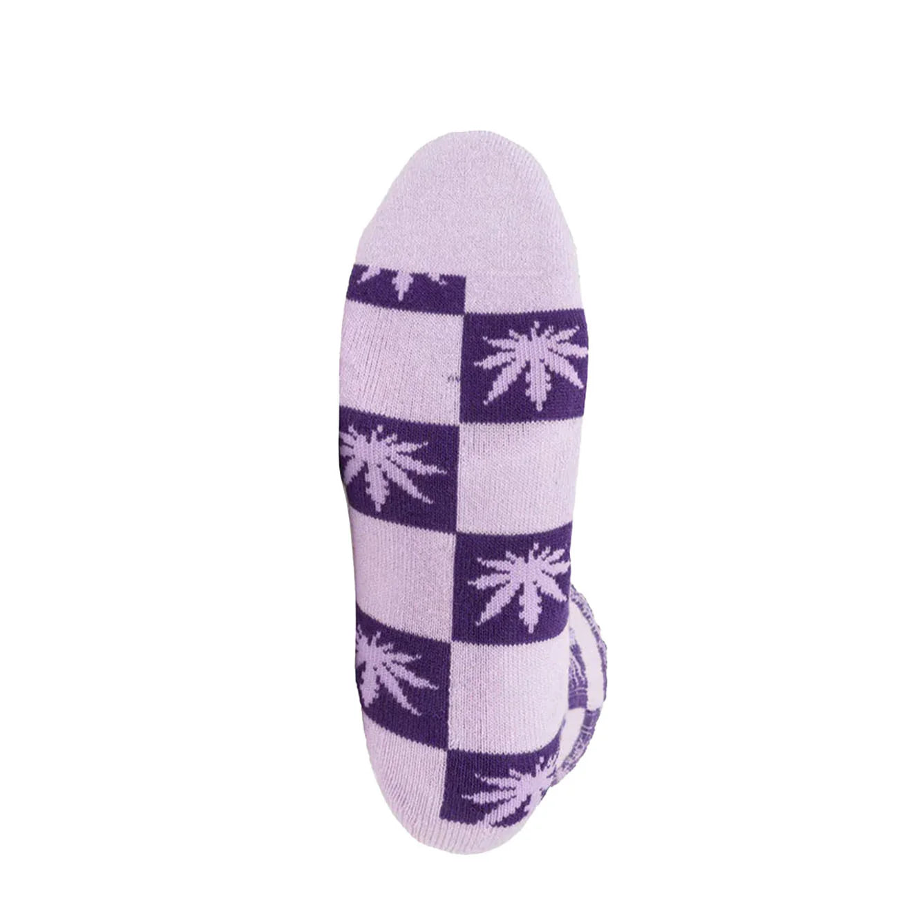 Huf Checkered Plantlife Sock Purple