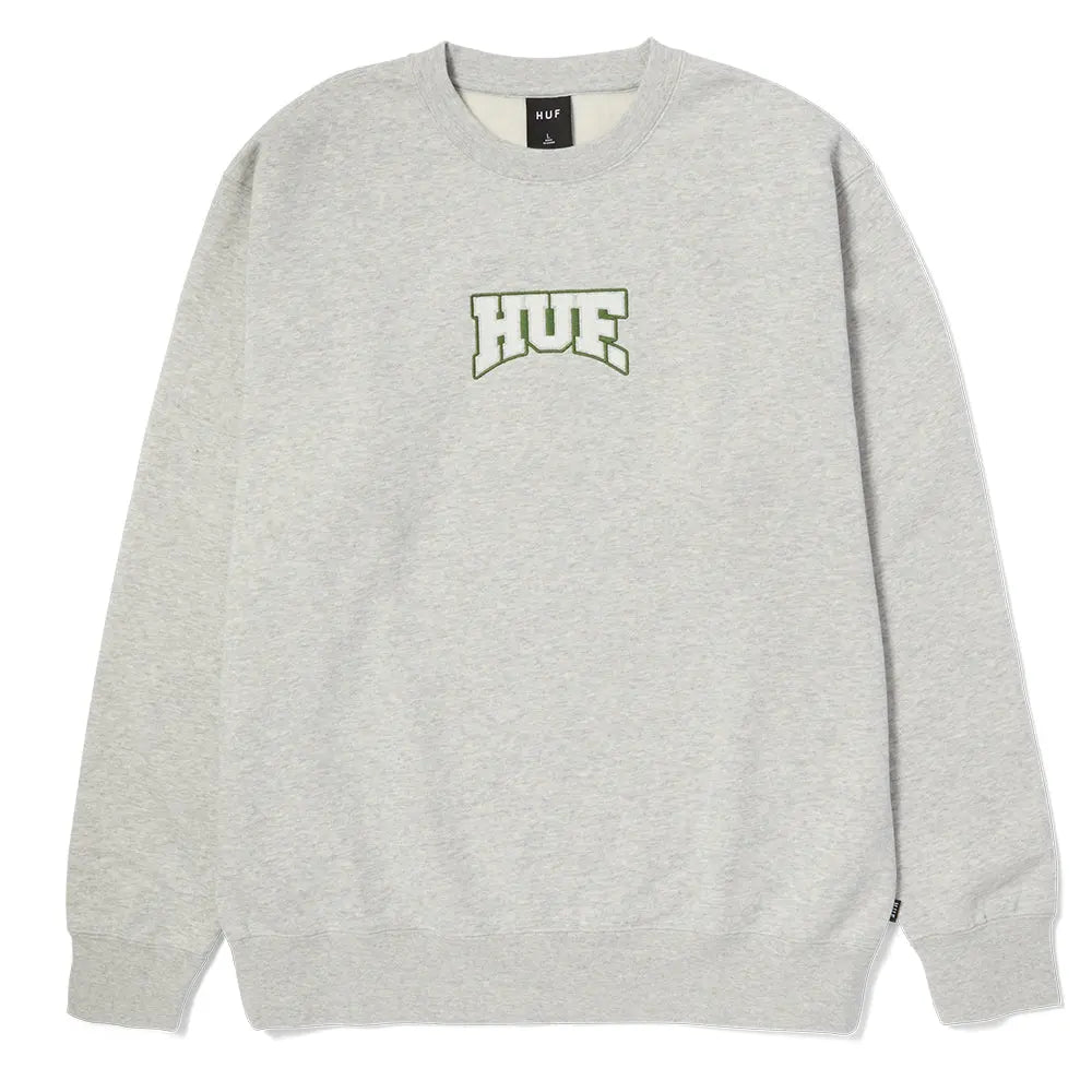 Huf Home Team Crewneck Heather Grey