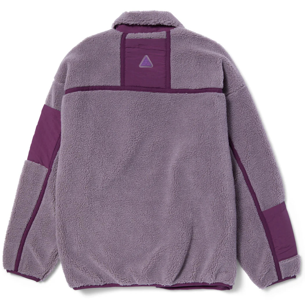 Huf Womens Livingston Sherpa Jacket Dust Purple