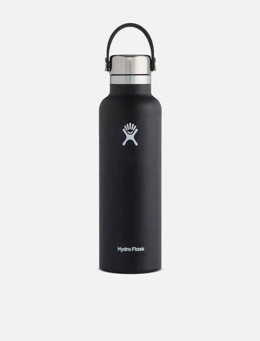 Hydro Flask 21oz Standard Mouth Stainless Steel Cap Black Hydro Flask