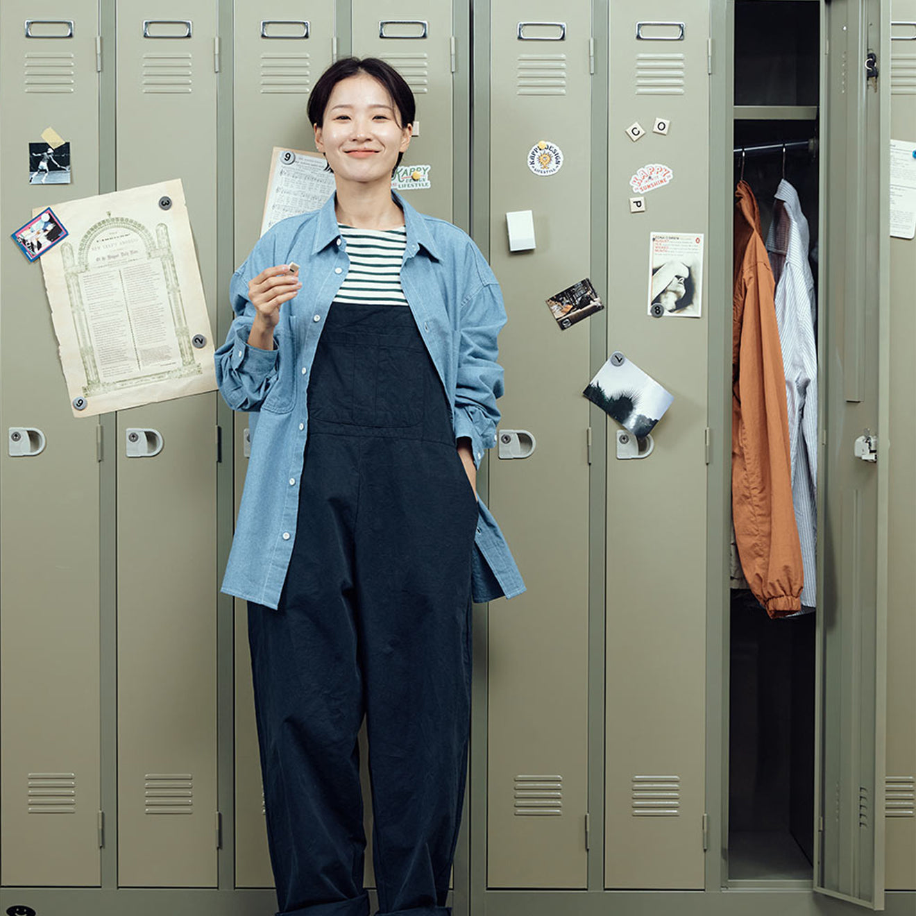 Kappy 2 Pocket Denim Shirt Light Blue - pam pam 