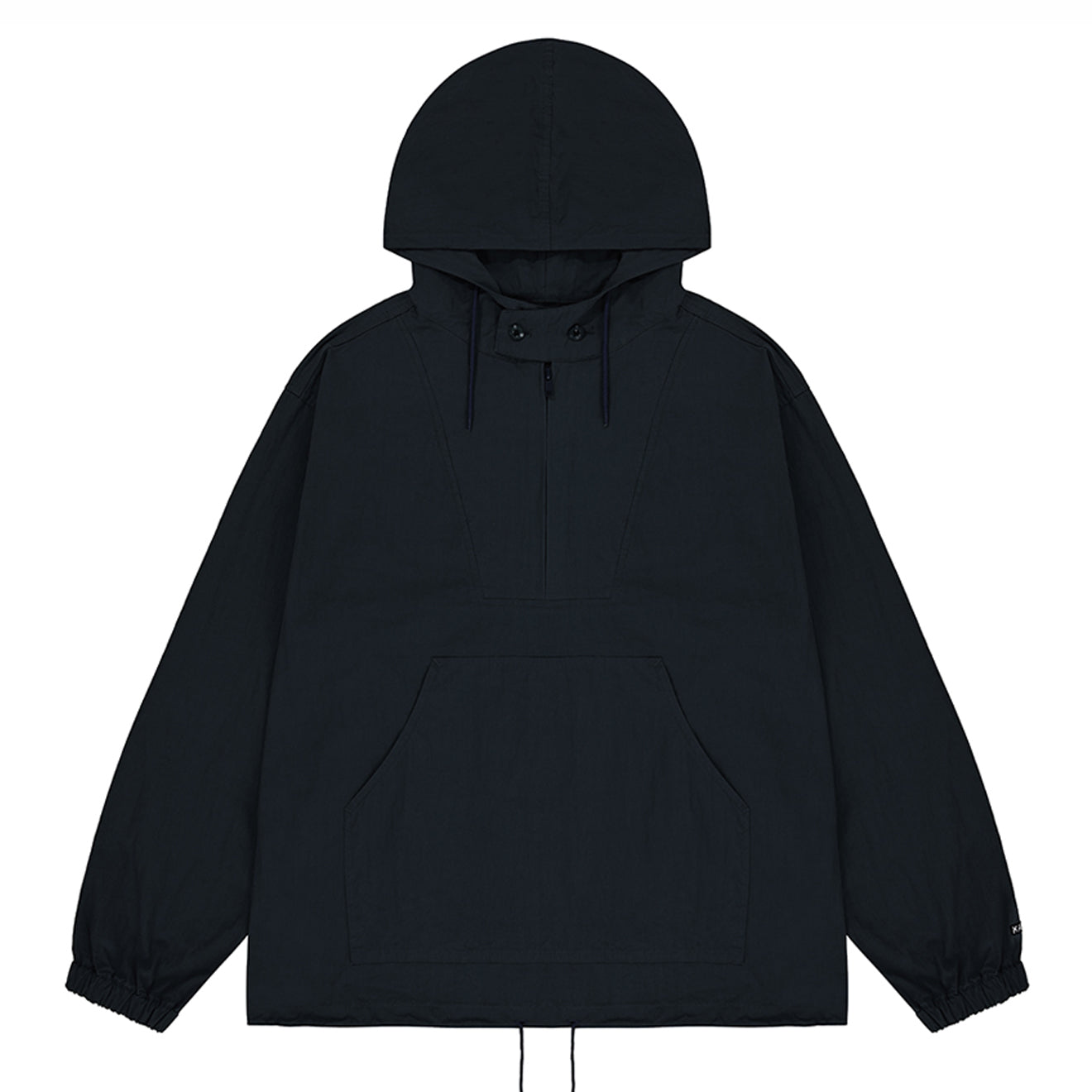 Kappy Button Hoodie Anorak Deep Navy - pam pam 