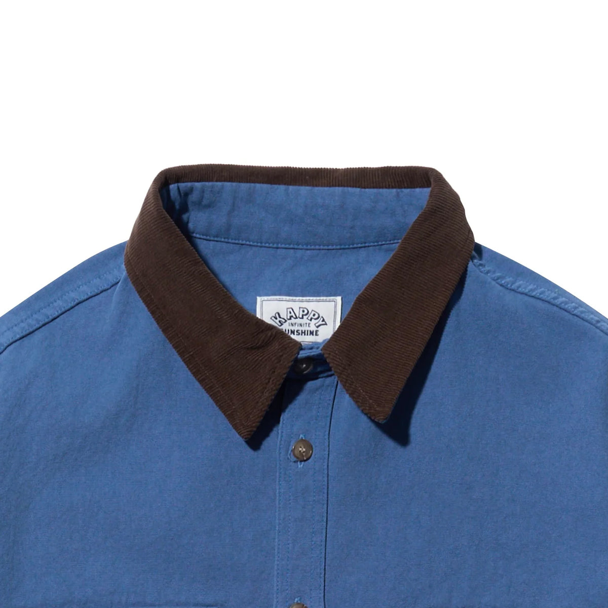 Kappy Canvas Work Shirt Jacket Blue