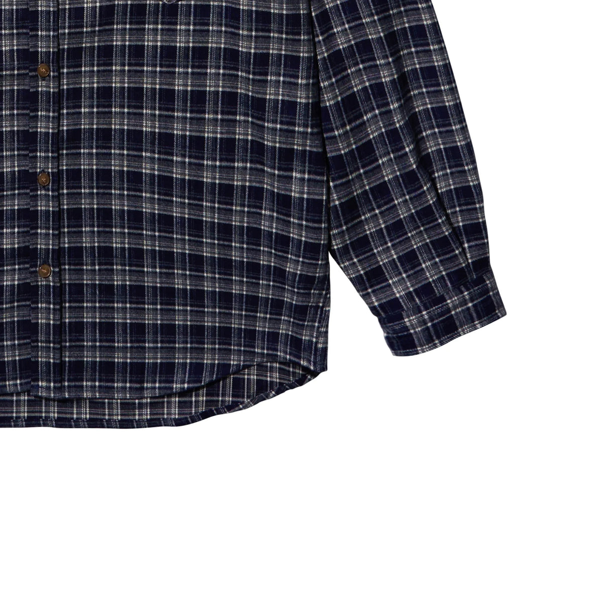 Kappy Flannel Check Shirt Navy