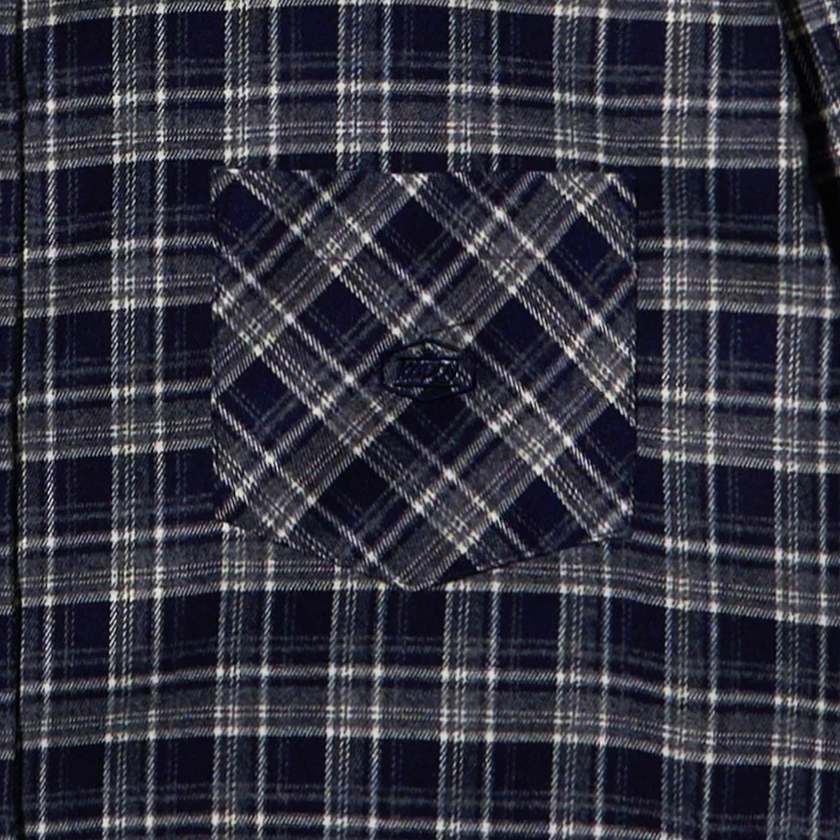 Kappy Flannel Check Shirt Navy