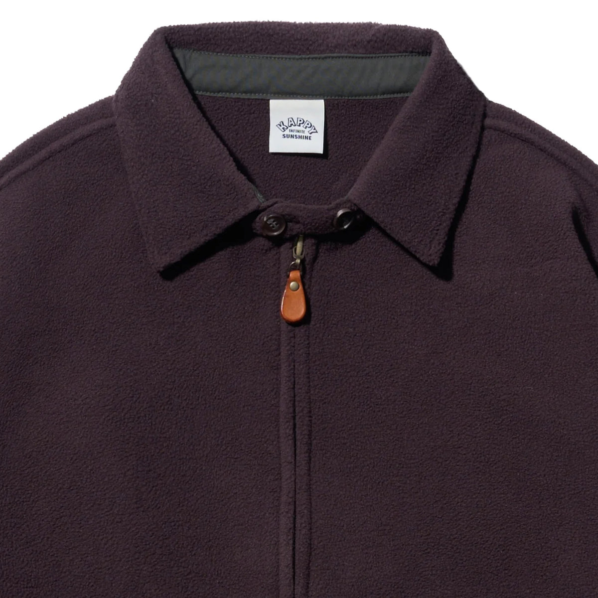 Kappy Fleece Bomber Jacket Brown