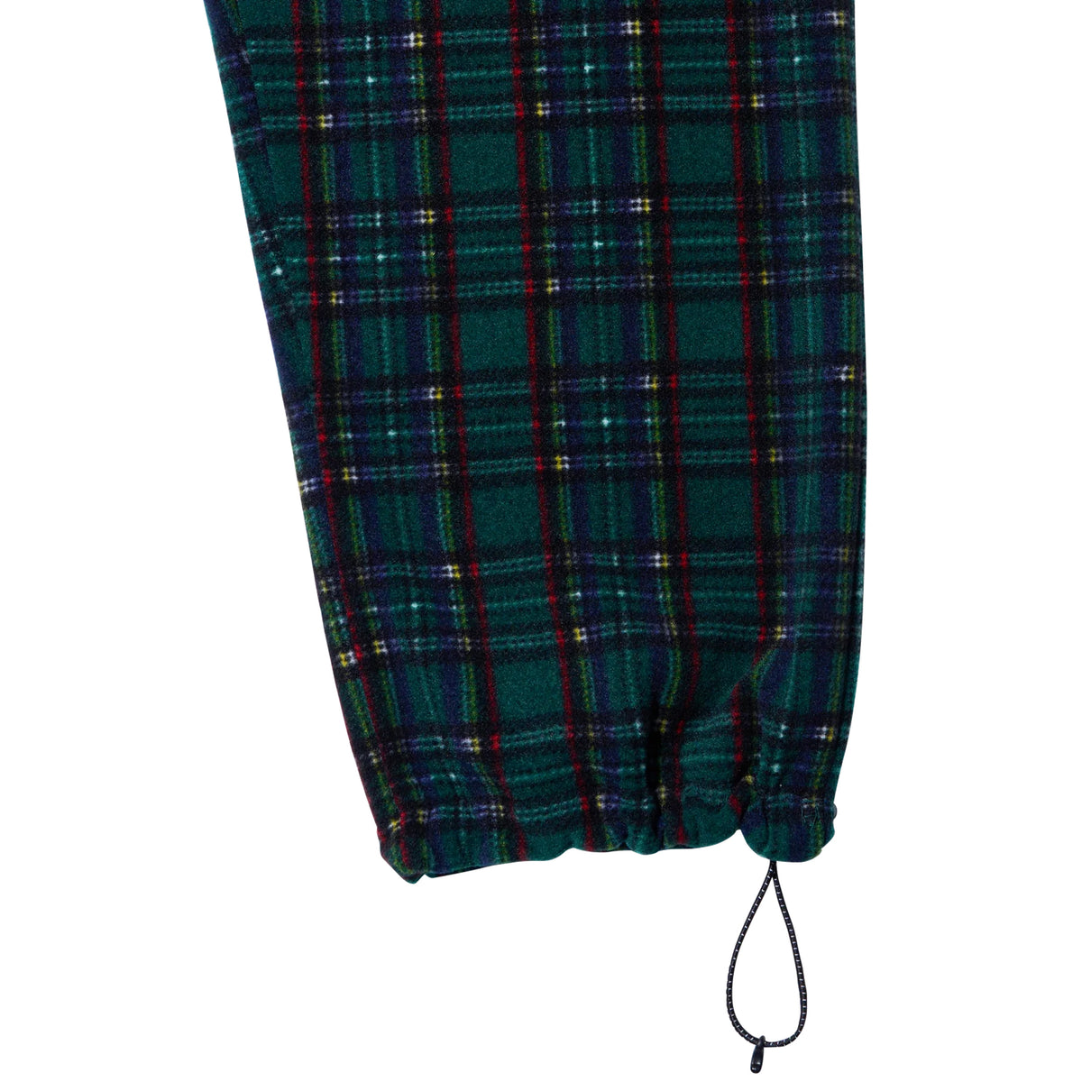 Kappy Fleece Check String Pants Green