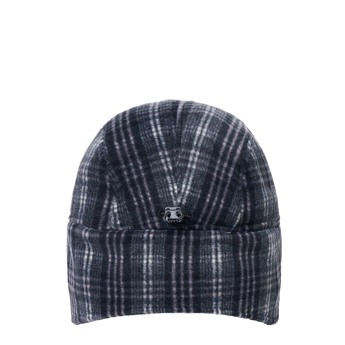 Kappy Fleece Check Trooper Hat Black