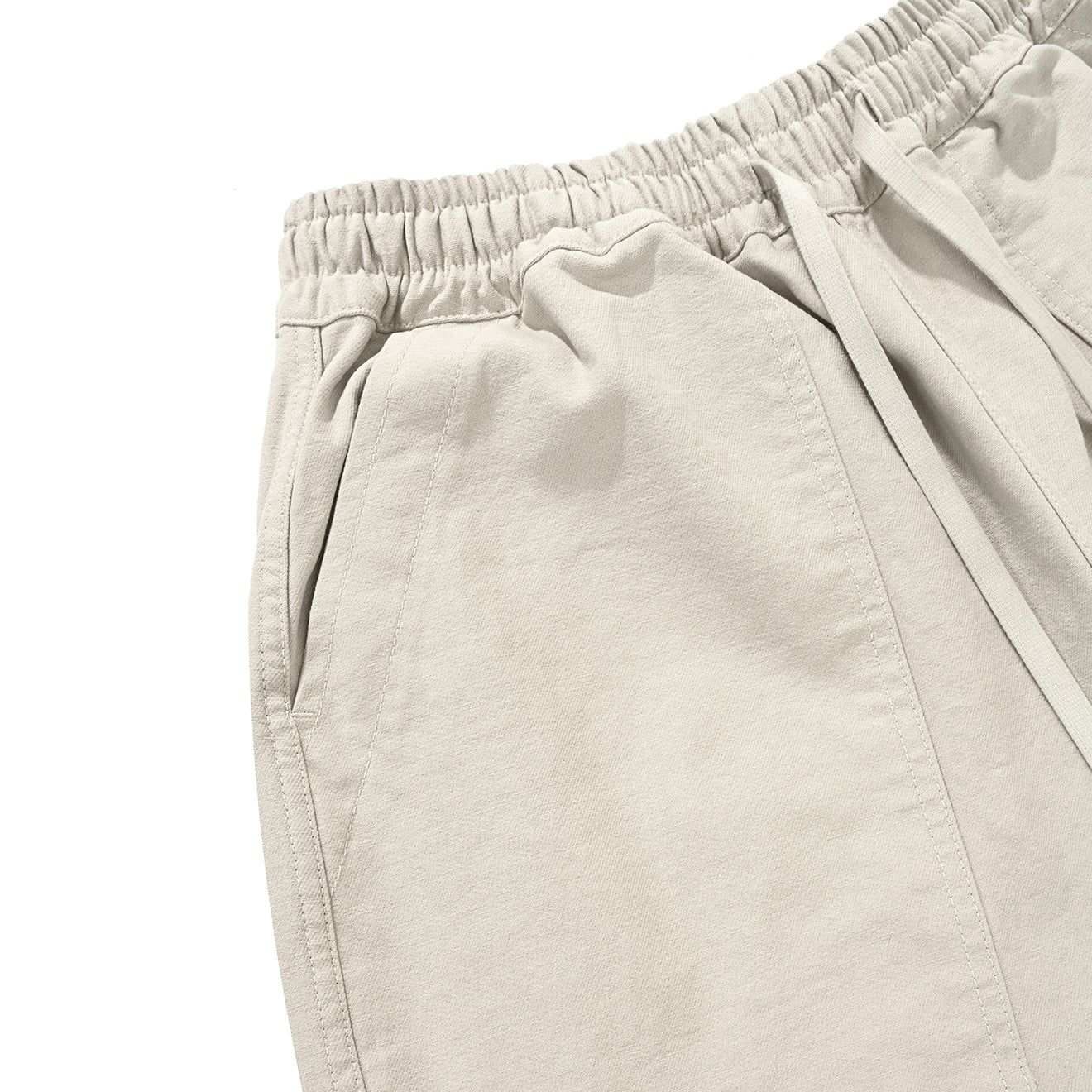 Kappy Heavy Cotton Fatigue Pants Cream