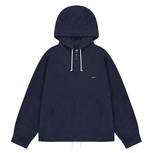 Kappy 
Kation Cotton Hoodie Jacket
 Navy - pam pam