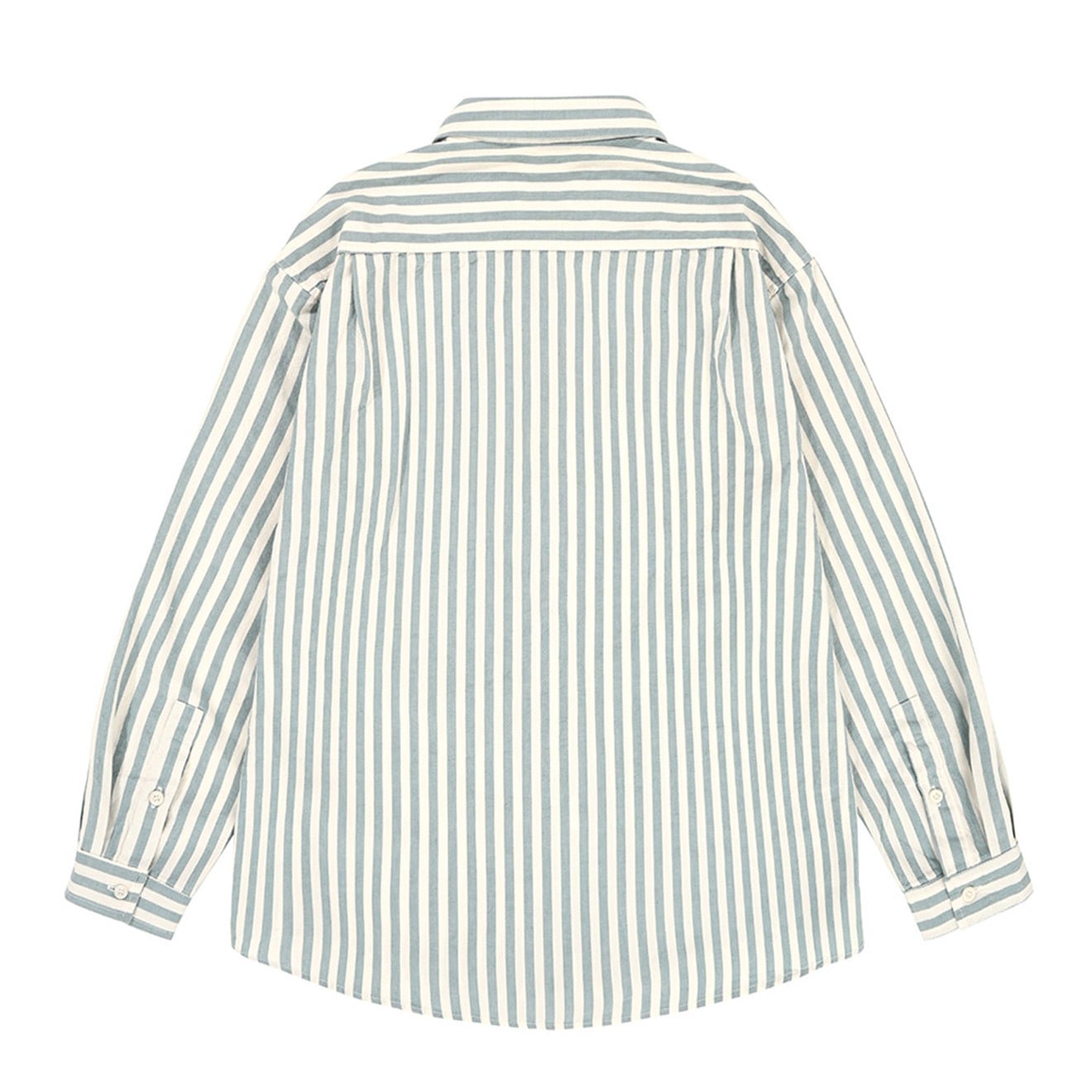 Kappy Melange Stripe Shirt Sky Blue - pam pam 