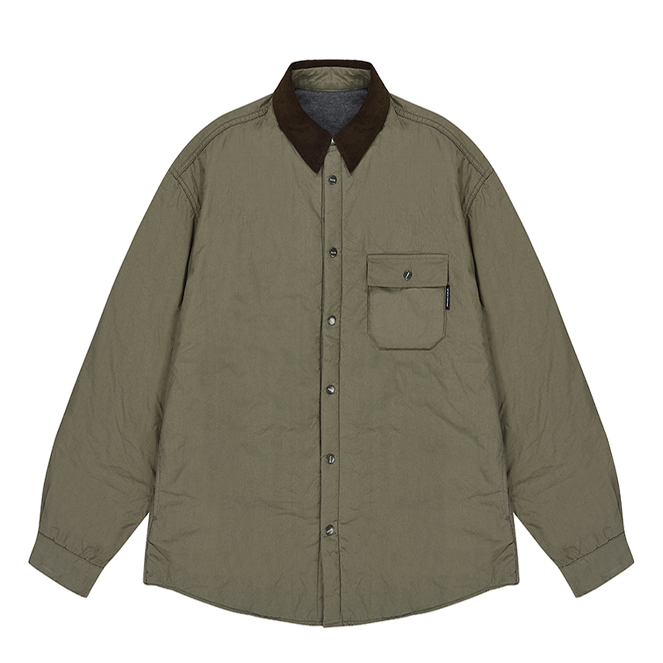 Kappy Padding Shirt Jacket Beige - pam pam 