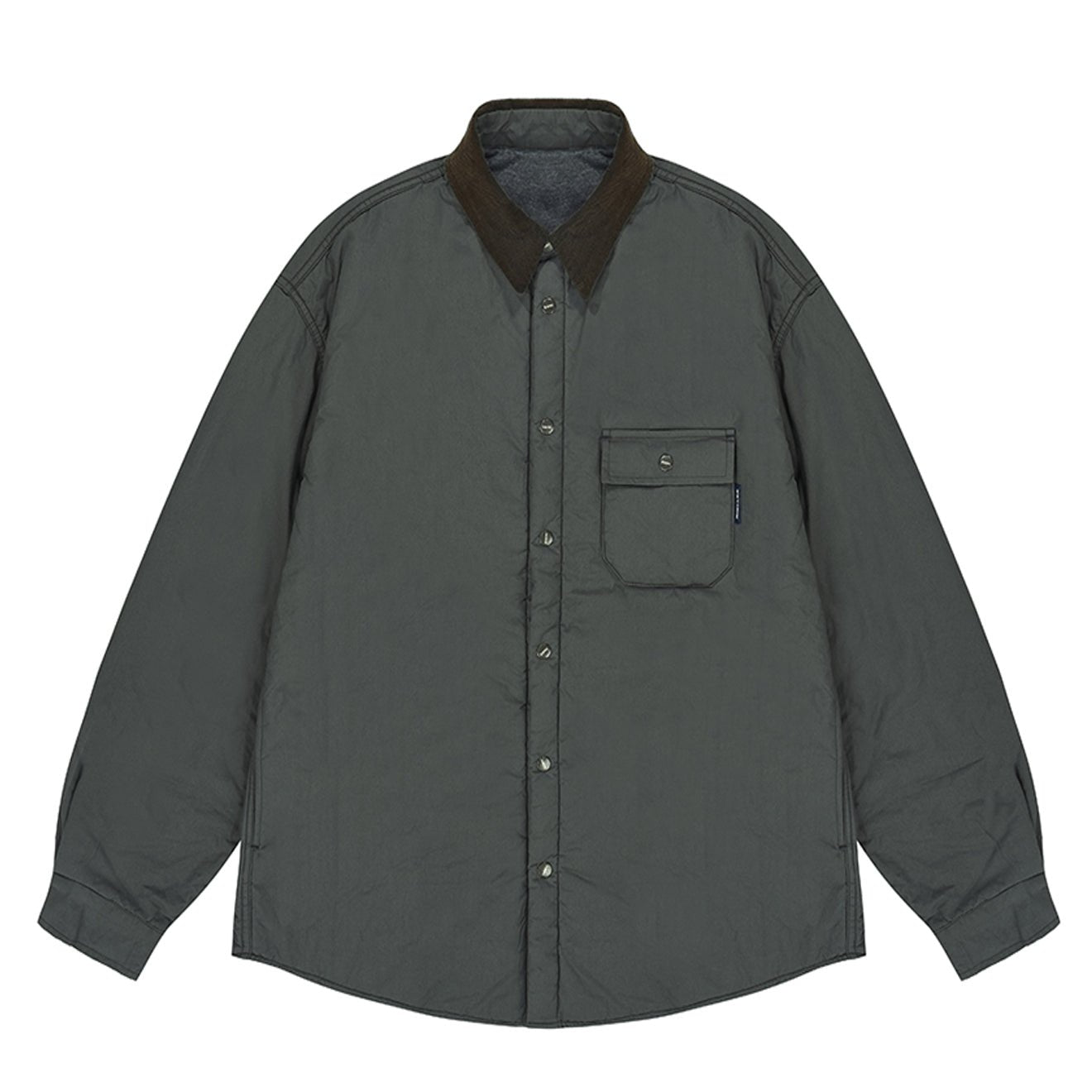 Kappy Padding Shirt Jacket Deep Lake | pam pam