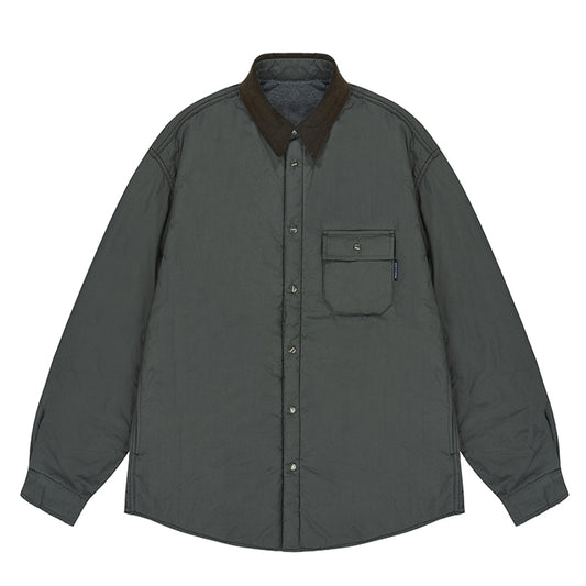 Kappy Padding Shirt Jacket Deep Lake - pam pam